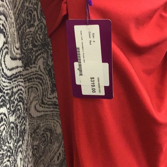 Red Carpet Dress ! Fitted stretch material low back, with train, mermaid - Picture 4 of 6